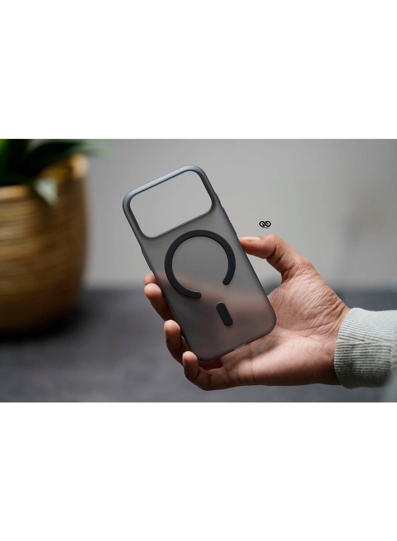 Magnetic Compatible with iPhone 17 Pro Max Case,【Compatible with Mag-Safe】Slim Translucent Matte Phone Case Slim Fit Military Grade Drop Protection Shockproof Anti-Fingerprint Phone Case - Image 2